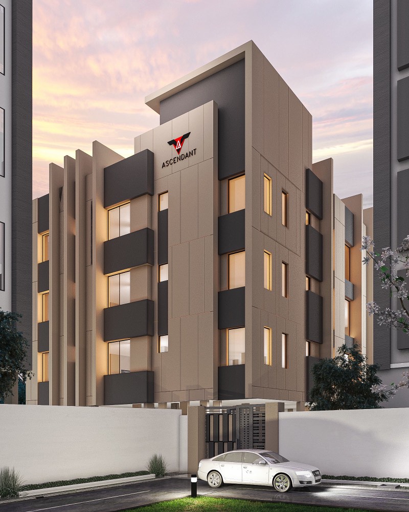 Akshay, Subramaniam Street, Abiramapuram — artist's impression.